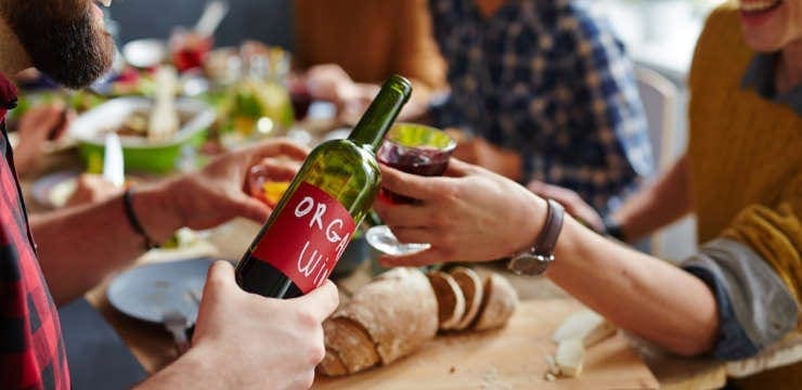Treating high blood pressure with wine