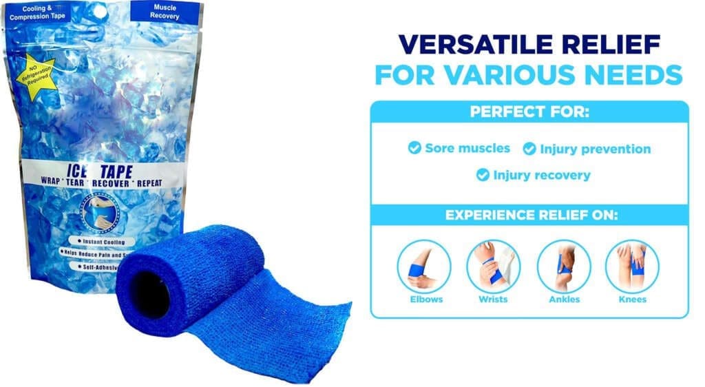 Ice Tape: Rest, Ice, Compression, and Elevation for Muscle Injuries